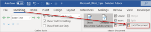 Managing Master and Subdocuments in Microsoft Word - ibruk